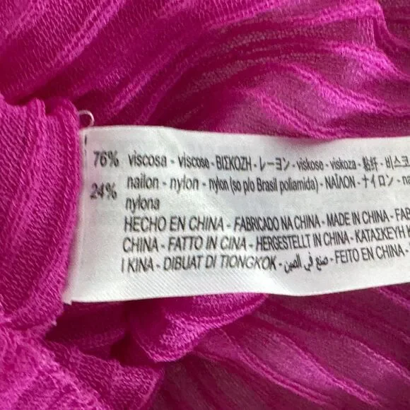 NEW Zara Rib Knit Semi Sheer Swimsuit Coverup Dress Women's Size Medium - Picture 6 of 8